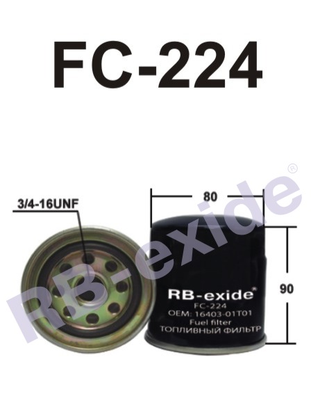 Фильтр топливный RB-Exide FC-224 (16403-01Т01)