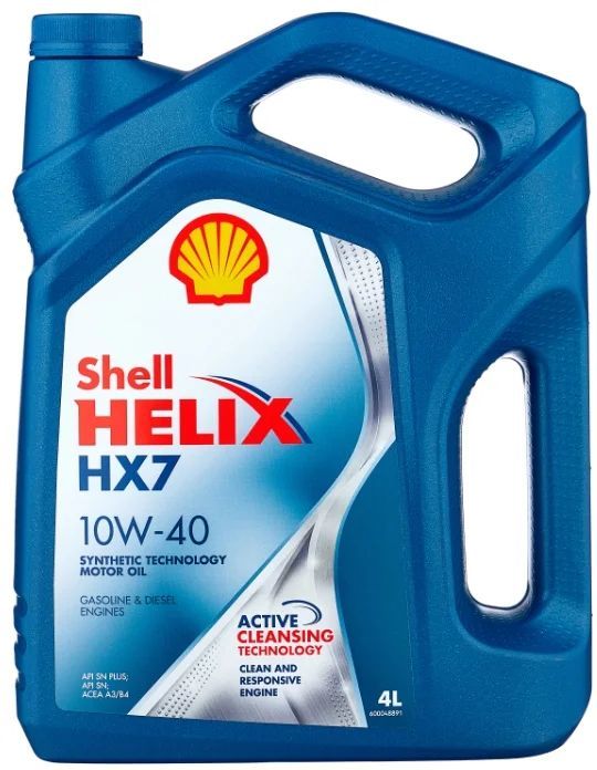 Масло моторное Shell HX7 10w-40 4л п/синт. 