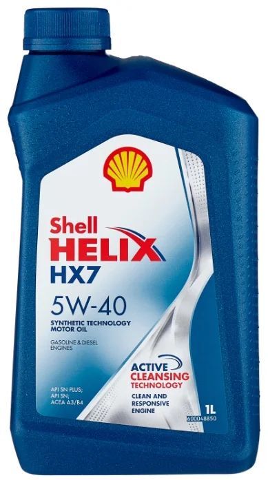 Масло моторное Shell HX7 5w-40 4л п/синт. 