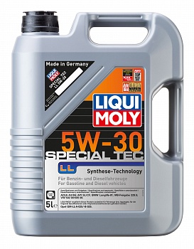 Масло моторное LIQUI MOLY 1193/8055/2448 5w-30 5л Leichtlauf Special LL (HC-синт) 