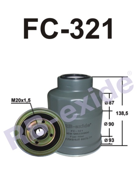 Фильтр топливный RB-Exide (FC-321)