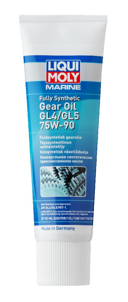 Масло трансм. LIQUI MOLY для водной техники Marine Gear Oil 75W-90 GL4/GL5 25037 (0,25л) 