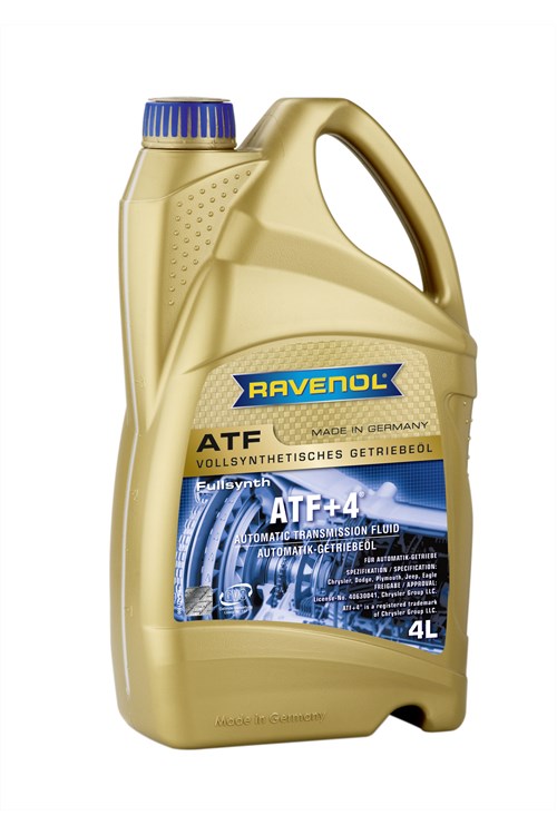 Гидравлическая жидкость RAVENOL ATF+4 Fluid (4л) 