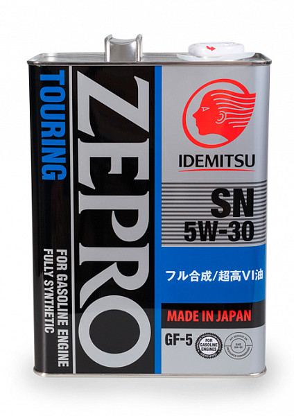Масло моторное IDEMITSU Zepro 5w-30 Touring 4л (синт) SN/GF-5 