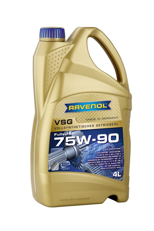Масло трансмиссионное RAVENOL 75w-90 VSG GL4/5 синт (4л) 