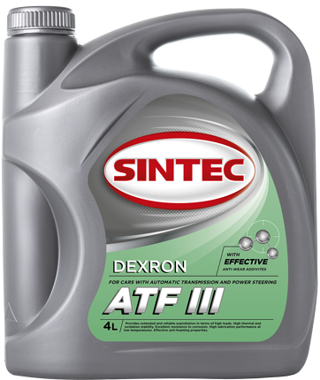 Масло трансминсионное SINTEC DEXRON ATF III (4л) 