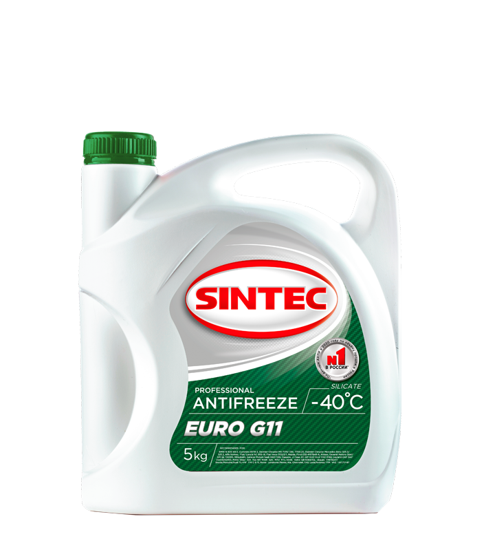 Антифриз Sintec ANTIFREEZE EURO G11 (-40) (5кг)