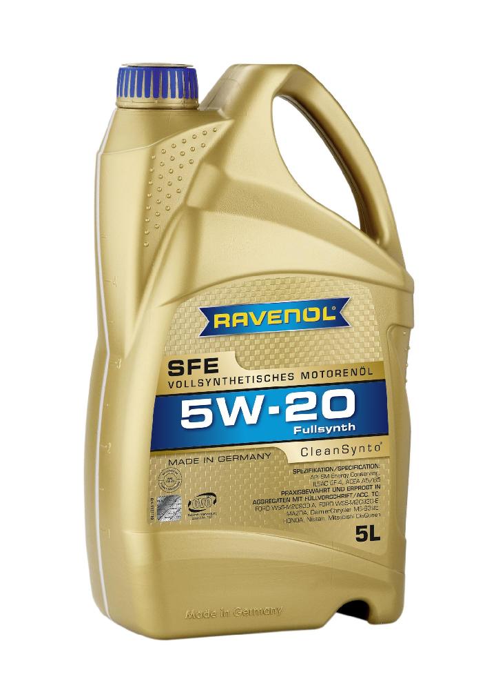 Масло моторное RAVENOL SFE 5w-20 синт. (5л) 