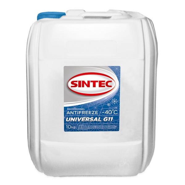 Антифриз Sintec ANTIFREEZE UNIVERSAL G11 (-40) (10кг)