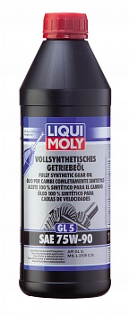 Масло трансм. LIQUI MOLY 75w-90 1950/1414 Vollsynthetisches Getriebeoil синт. (1л) 