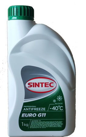 Антифриз Sintec ANTIFREEZE EURO G11 (-40) (1кг)