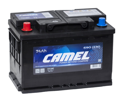 Аккумулятор 12В 74 А CAMEL (57413MF)